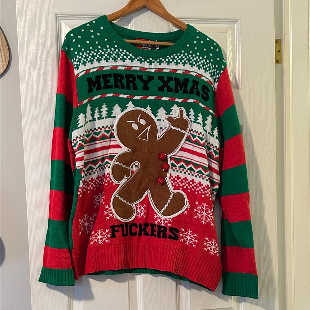 Spencer's light up spicy Christmas Sweater